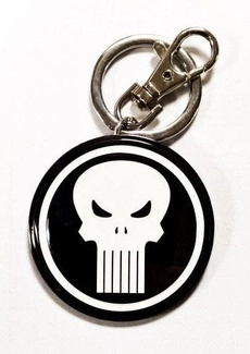 Marvel Comics Metal Keychain Punisher Logo