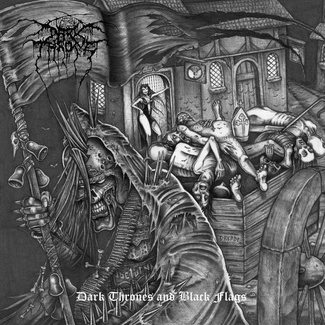 DARKTHRONE Dark Thrones And Black Flags BLACK LP