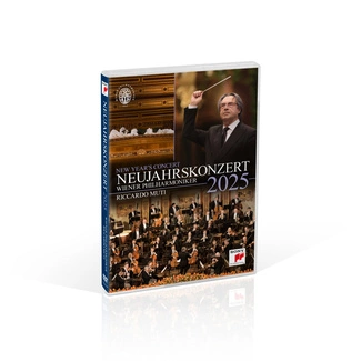 MUTI, RICCARDO, & WIENER PHILHARMONIKER Neujahrskonzert 2025 / New Year's Concert 2025 / Concert Du Nouvel An 2025 DVD