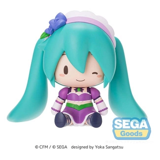 Hatsune Miku Fuwa Petit Chibi Figure Hatsune Miku x Love and Berry Dress Up and Dance! Sparkly Purple 8 cm