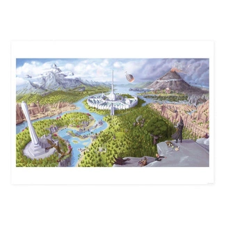 Oblivion Art Print Imperial City 42 x 30 cm