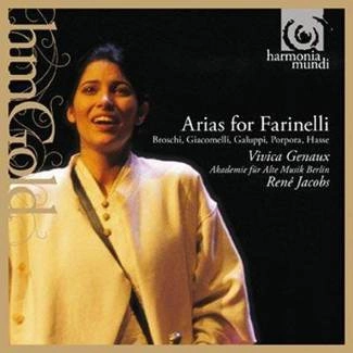 GENAUX, VIVICA Arias For Farinelli Rene Jacobs CD DIGIPAK