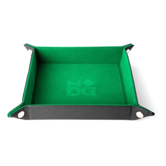 FanRoll Folding Dice Tray Velvet Green