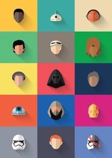 Star Wars - New Icon Set PLAKAT