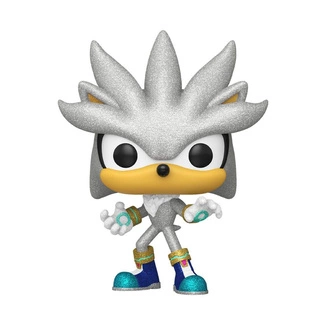 Sonic The Hedgehog Funko POP! Games figurka Silver The Hedgehog (FL) 9 cm