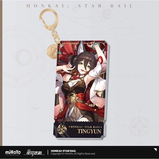 Star Rail Character Acrylic Keychain Tingyun 9 cm