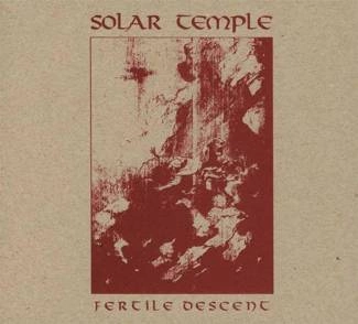 SOLAR TEMPLE Fertile Descent CD DIGIPAK