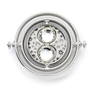 Harry Potter Pin Badge Time Turner (Silver Tone)