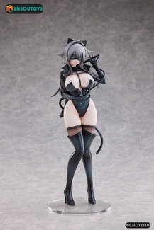 K Pring Original Character Statue 1/6 Cat Woman Happy-chan Different Color Edition 27 cm