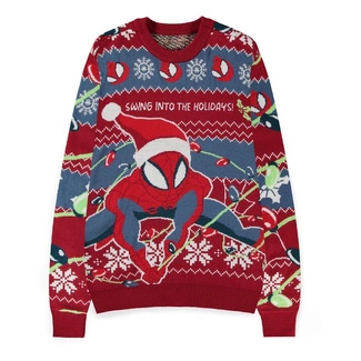 Spider-Man Sweater Swing into the Holidays (Christmas Jumper)
