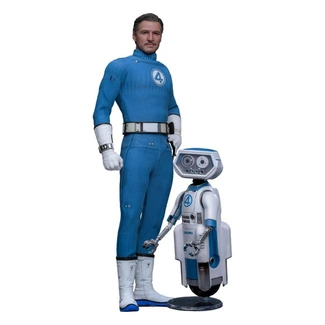 First Steps Movie Masterpiece Action Figure 2-Pack 1/6 Mister Fantastic & H.E.R.B.I.E. 30 cm