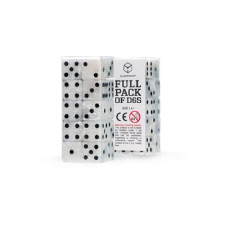 Q Workshop Dice Set Full Pack D6 Pearl (20)