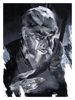The Wolf Man Art Print The Wolf Man by Chris Valentine 41 x 31 cm - unframed