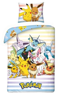 Pokémon Duvet Set Pikachu, Eevee & Friends 135 x 200 cm / 80 x 80 cm