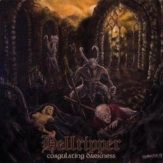 HELLRIPPER Coagulating Darkness GOLD LP