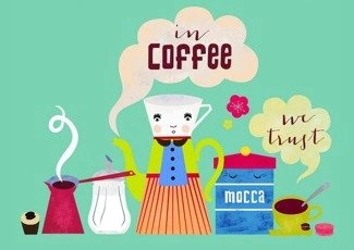 In Coffee We Trust PLAKAT