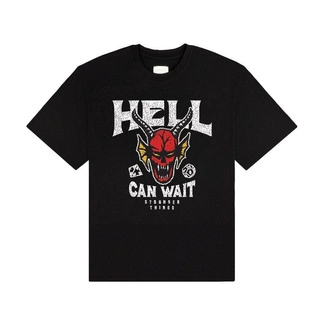 Stranger Things T-Shirt Hell Can Wait (black)