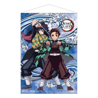 Kimetsu no Yaiba Wallscroll Tanjiro Kamado and Giyu Tomioka Water Breathing 50 x 70 cm