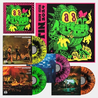 KING GIZZARD & THE LIZARD WIZARD King Gizzard - Live in Austin 24 NEON SPLATTER 4LP