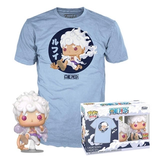 One Piece Funko POP! & Tee Box Luffy Fifth Gear Size M