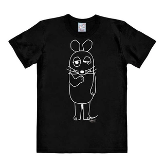 Die Sendung mit der Maus (The Show with the Mouse) Easy Fit T-Shirt Outline