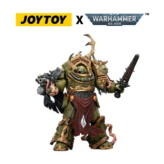 Warhammer 40,000 Action Figure Death Guard Blightlord Terminator 3 with Combi-bolter and Bubotic Blade 14 cm