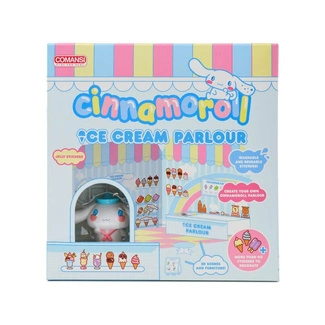 Hello Kitty and Friends Mini figure Sticker House Cinnamoroll Ice Cream Parlour