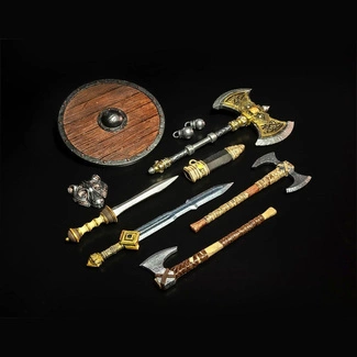 Rising Sons Action Figure Accessorys Barbarian Weapons
