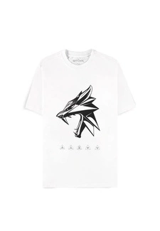 The Witcher Wild Hunt T-Shirt Wolf Head Size XL
