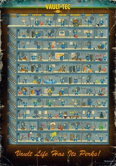 Fallout 4 Puzzle Perk Poster (1000 pieces)
