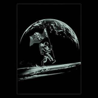 Humankind Poster Glow in the Dark Astronaut