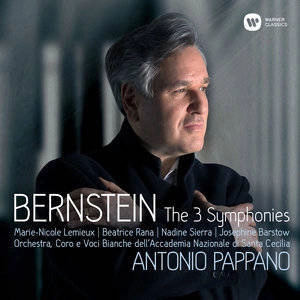 RANA/SIERRA/LEMIEUX/ORCHESTRA DELL'ACCADEMIA NAZIONALE DI SANTA CECILIA/PAPPANO Bernstein: Symphonies Nos. 1 - 3, Prelude, Fugue & Riffs 2CD