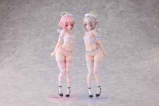 Original Character Statue 1/6 Suzu & Nagi Illustrated by Kuma 4-gou Set Edition 27 cm