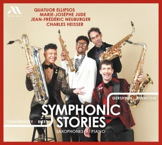 QUATUOR ELLIPSOS MARIE-JOSEPHE JUDE JEAN-FREDERIC NEUBURGER CHARLES HEISSER Symphonic Stories CD DIGIPAK