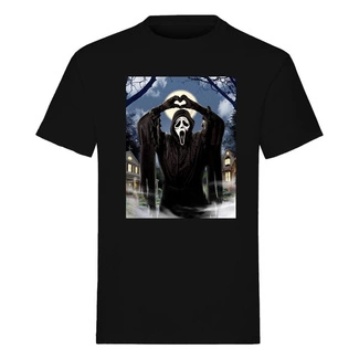 Scream T-Shirt Ghost Face Hearts
