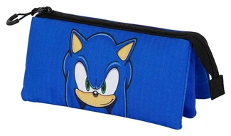 Sonic - The Hedgehog Triple Pencil case SEGA Sight Blue