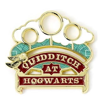 Harry Potter Pin Badge Quidditch (Golden Tone)