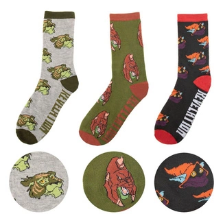 Cringer & Battle Cat & Orko Socks Set of 3