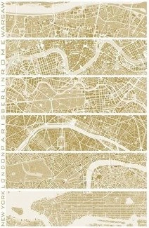 Six Cities - Warszawa SET PLAKAT