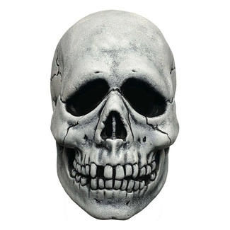 Don Post Vinyl Mask White Skull