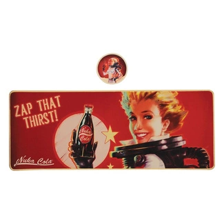 Fallout Desk Pad & Coaster Set Nuka-Cola