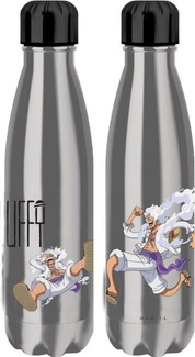 One Piece Thermo Water Bottle Luffy Gear 5 Silver