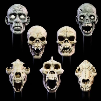 All Stars 6 Action Figure Accessorys Undead Heads Pack