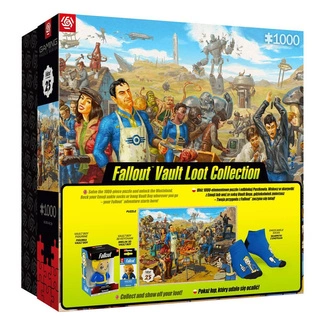 Fallout gift set Fallout Vault Loot Collection (Puzzle, socks, figurine & key ring)