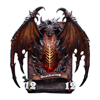 Hearthstone 3D Art Frame Statue Deathwing 34 cm