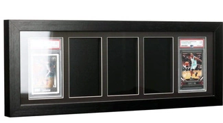 Evoretro Graded Card Display Frame for 5 PSA Graded Cards