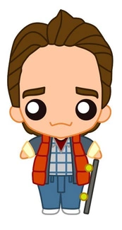 Back to the Future Pokis Rubber Minifigure Marty McFly 6 cm