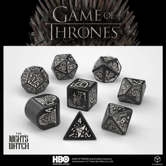 Game of Thrones Dice Set Night's Watch (8)