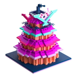 Hazbin Hotel brickset V Tower 20 cm