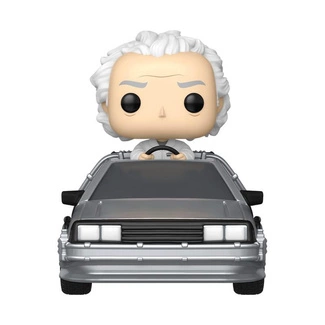 Back to the Future POP! Rides Deluxe Vinyl Doc w/Time Machine 9 cm